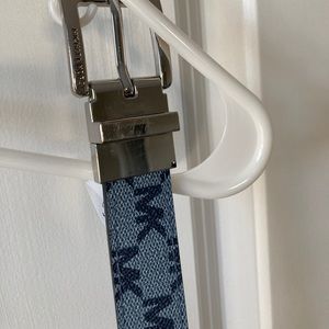 Michael Kors blue belt S/M